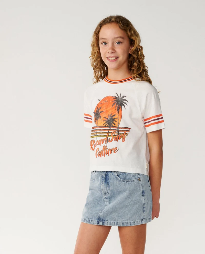 Surf Culture Crop Tee Kids