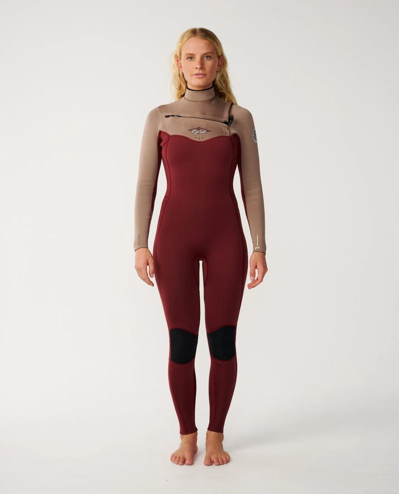 Womens Dawn Patrol 4/3 Chest Zip Wetsuit