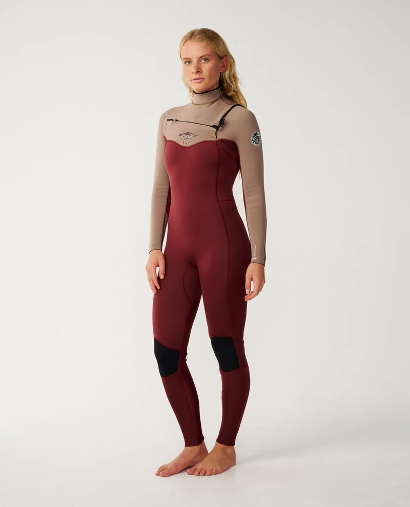 Womens Dawn Patrol 4/3 Chest Zip Wetsuit