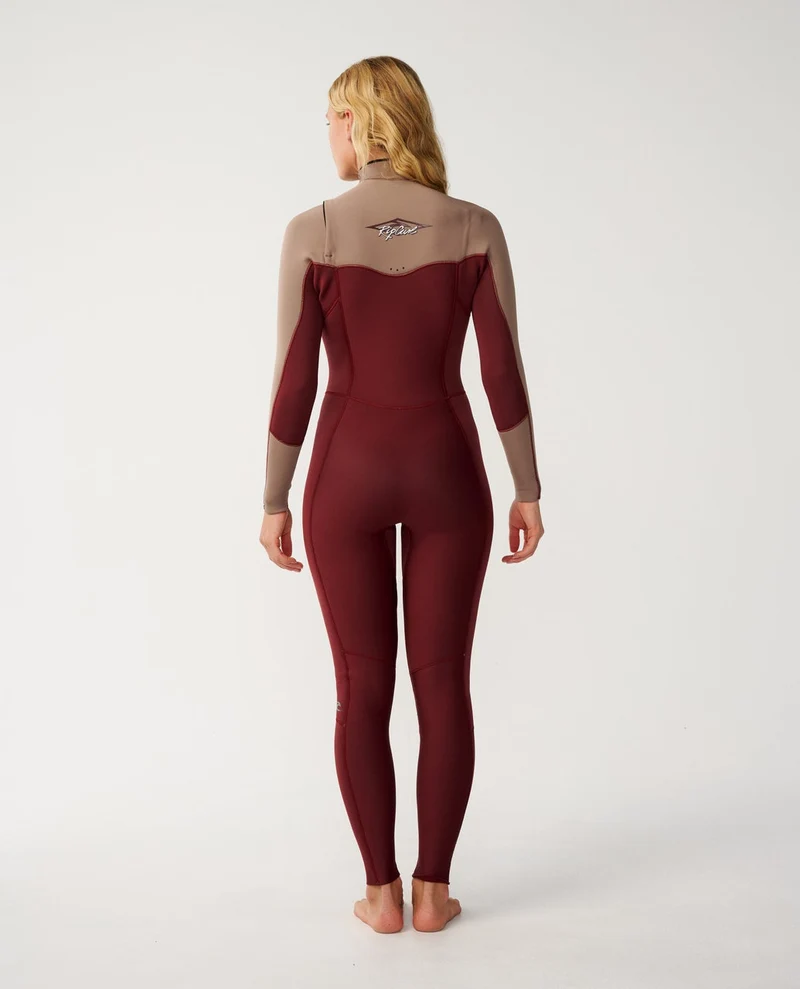 Womens Dawn Patrol 4/3 Chest Zip Wetsuit
