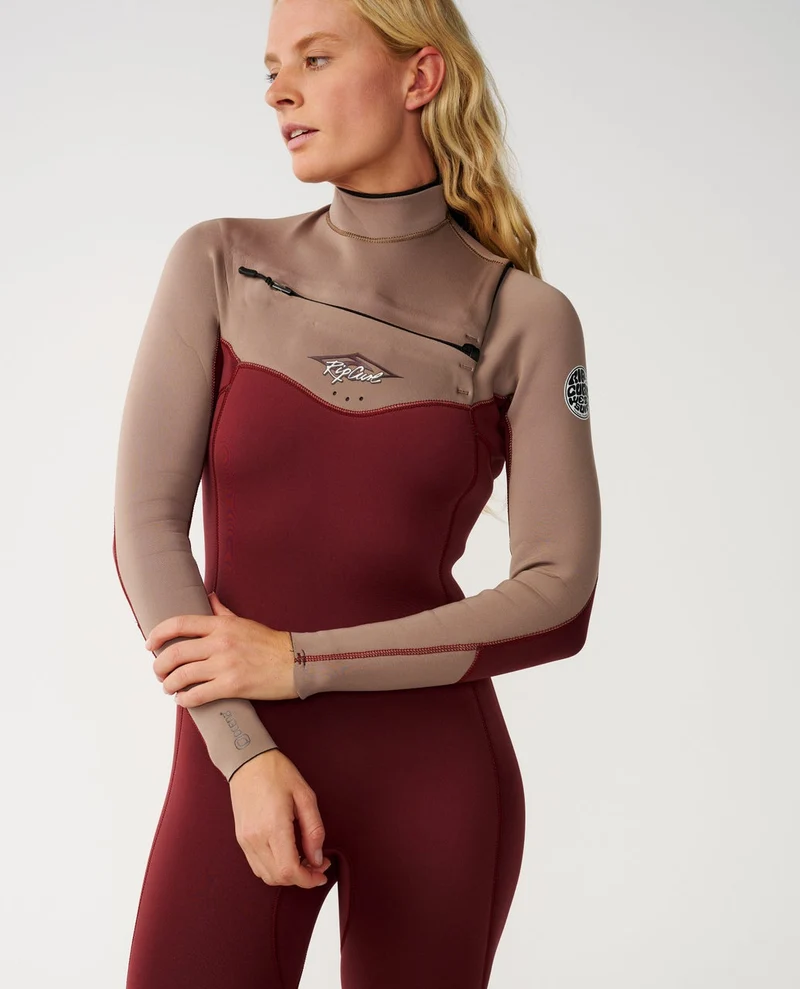 Womens Dawn Patrol 4/3 Chest Zip Wetsuit