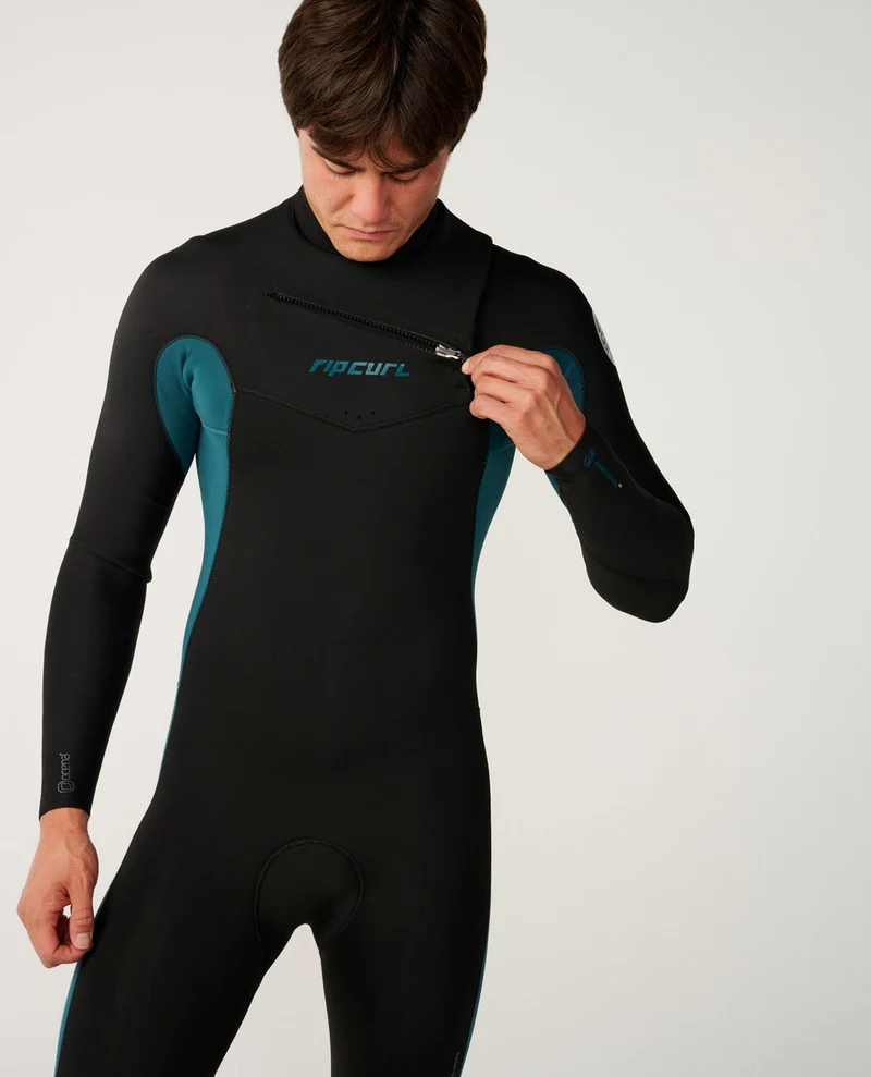 Mens Dawn Patrol 4/3 Chest Zip Steamer Wetsuit