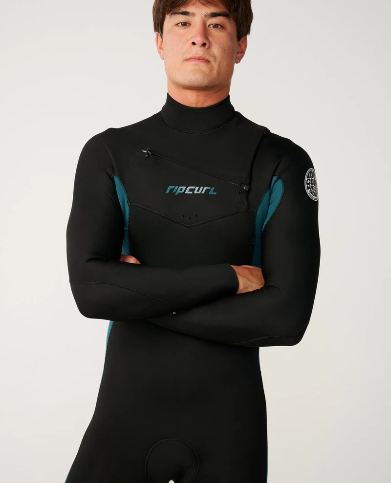 Mens Dawn Patrol 4/3 Chest Zip Steamer Wetsuit
