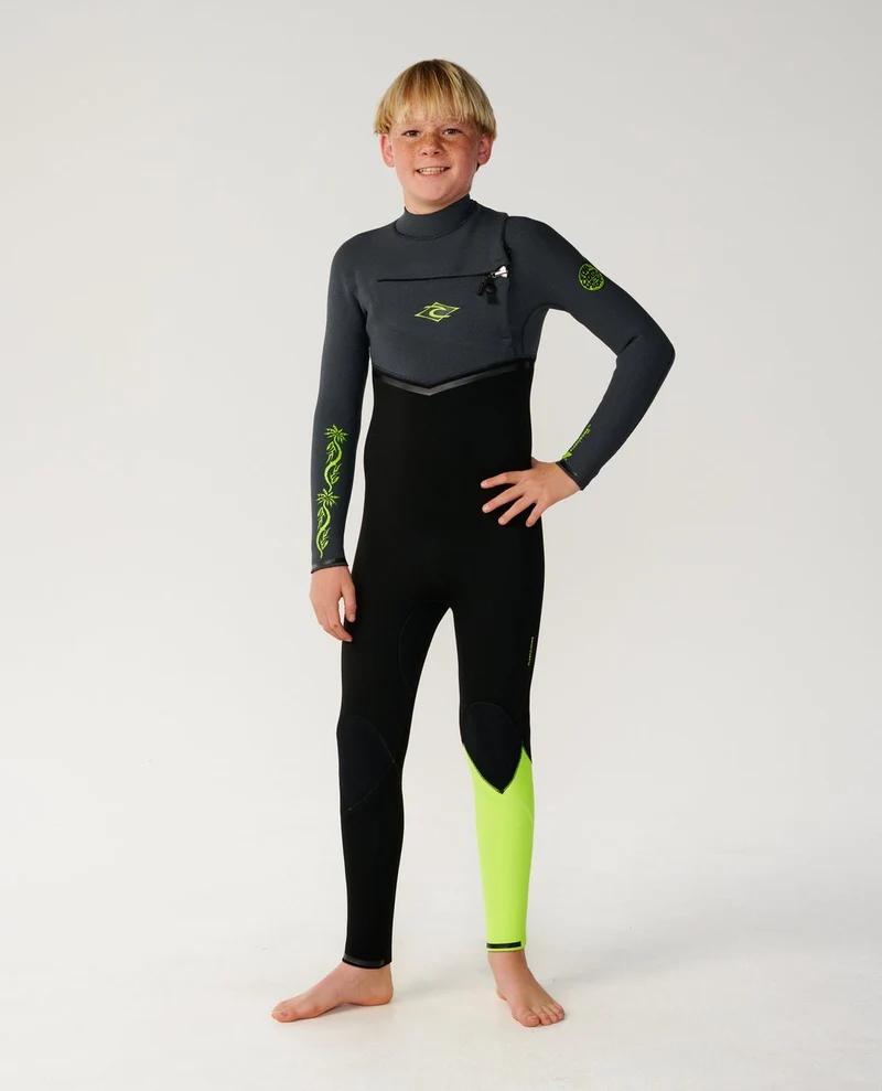 Flashbomb Pro 4/3 GB Chest Zip Fullsuit Wetsuit - Kids