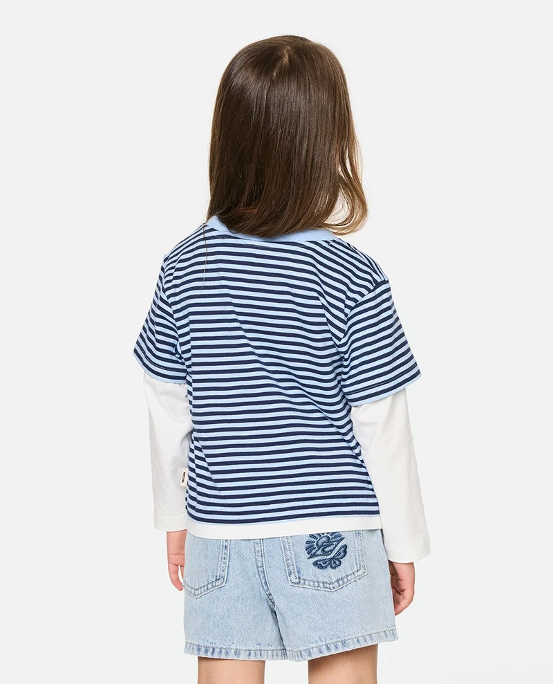 Road Trip Stripe Tee Kids