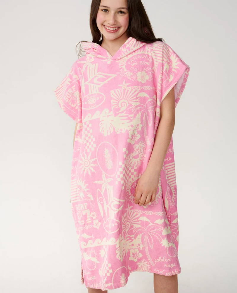 Mixed Hooded Towel - Girls