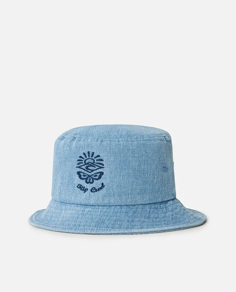 Distressed Denim Bucket Hat