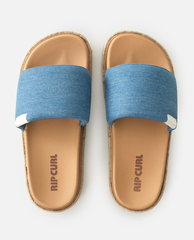 Premium Surf Bloom Espadrille Slides