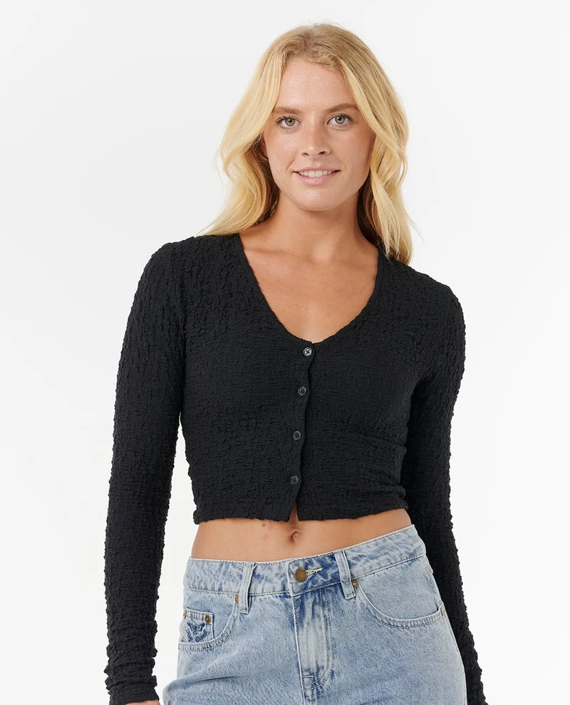 Sunset Luau Texture Long Sleeve Tee