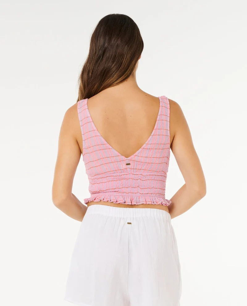 Paradise Check Top