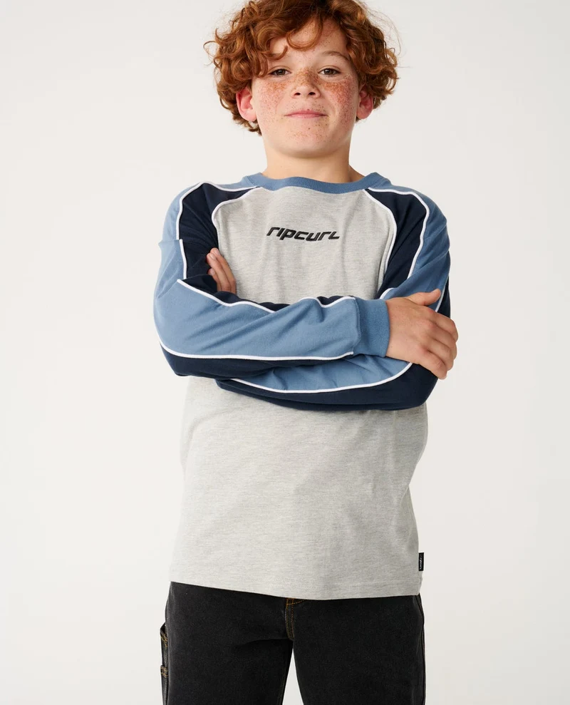 Archive Panel Long Sleeve Tee Kids