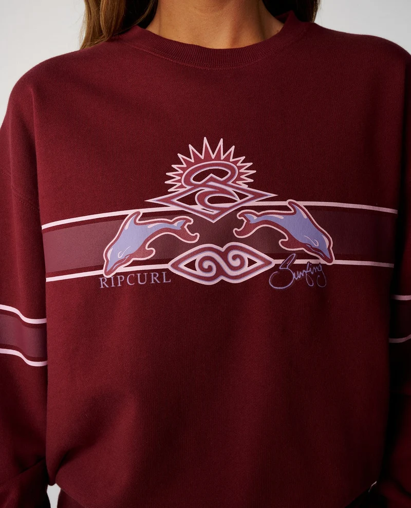Archive Dolphin Oversized Crew Fleece