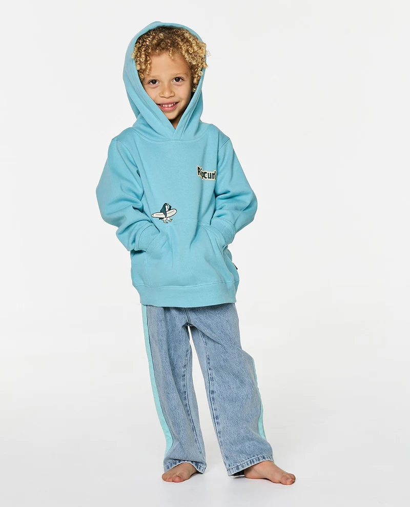 Paddle Out Art Hood Fleece Kids