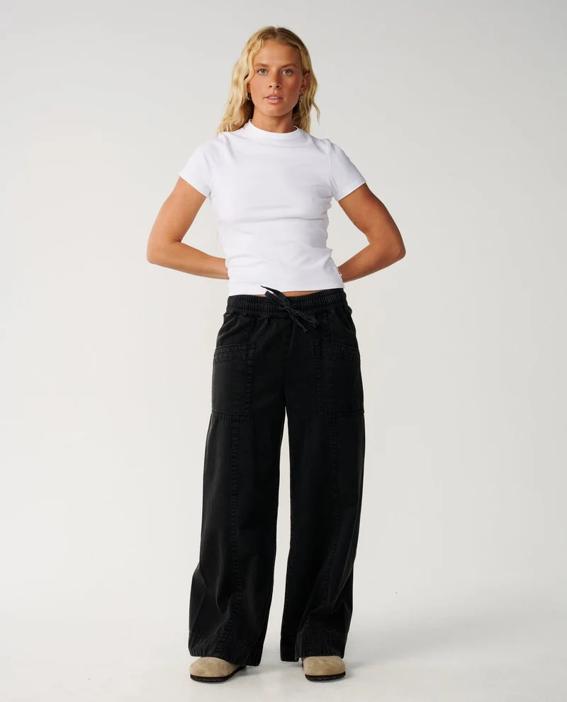 Bossa Nova Twill Wide Leg Pant