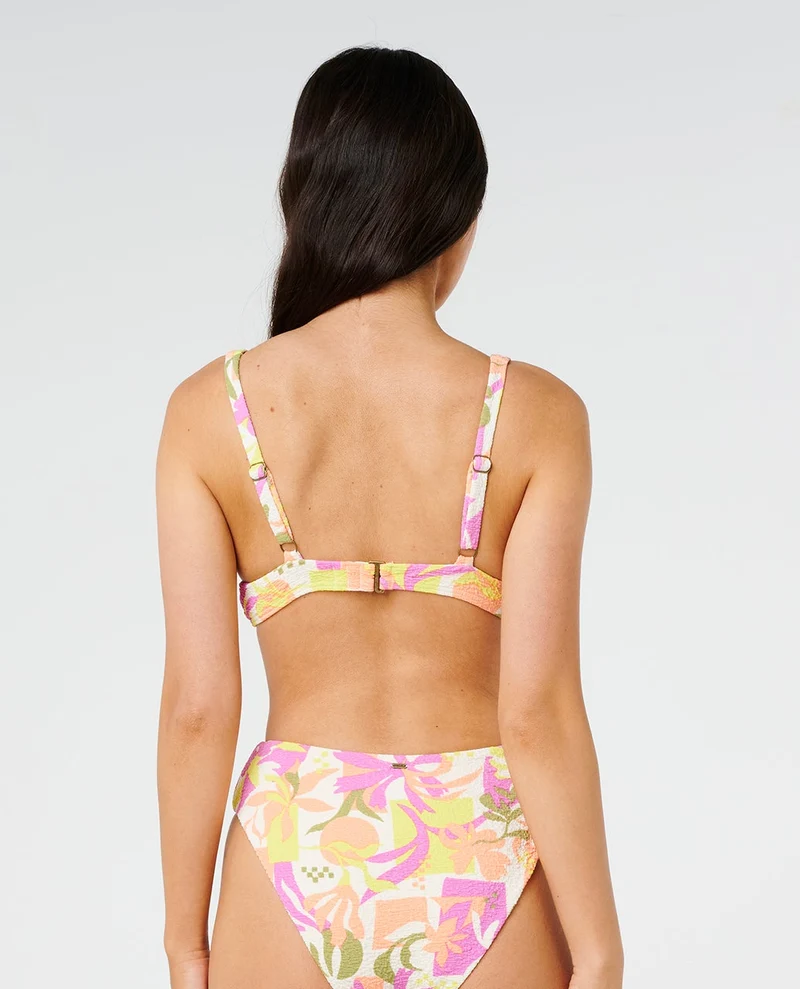 Topanga Geo Deep V Bikini Top