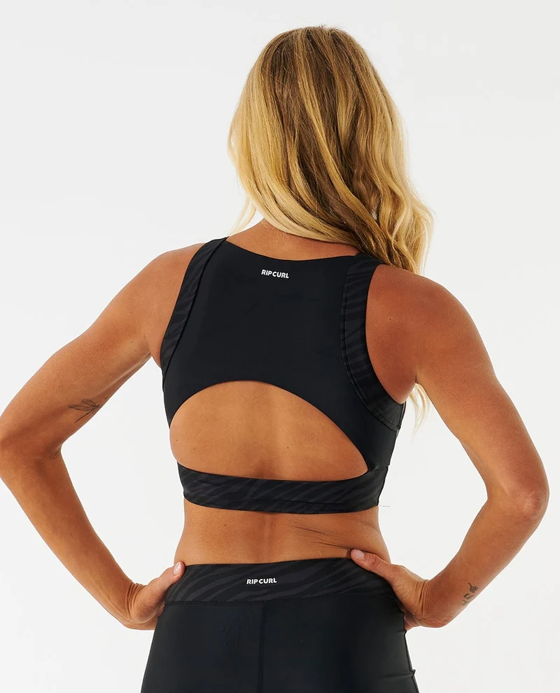 Mirage Hi Neck Crop