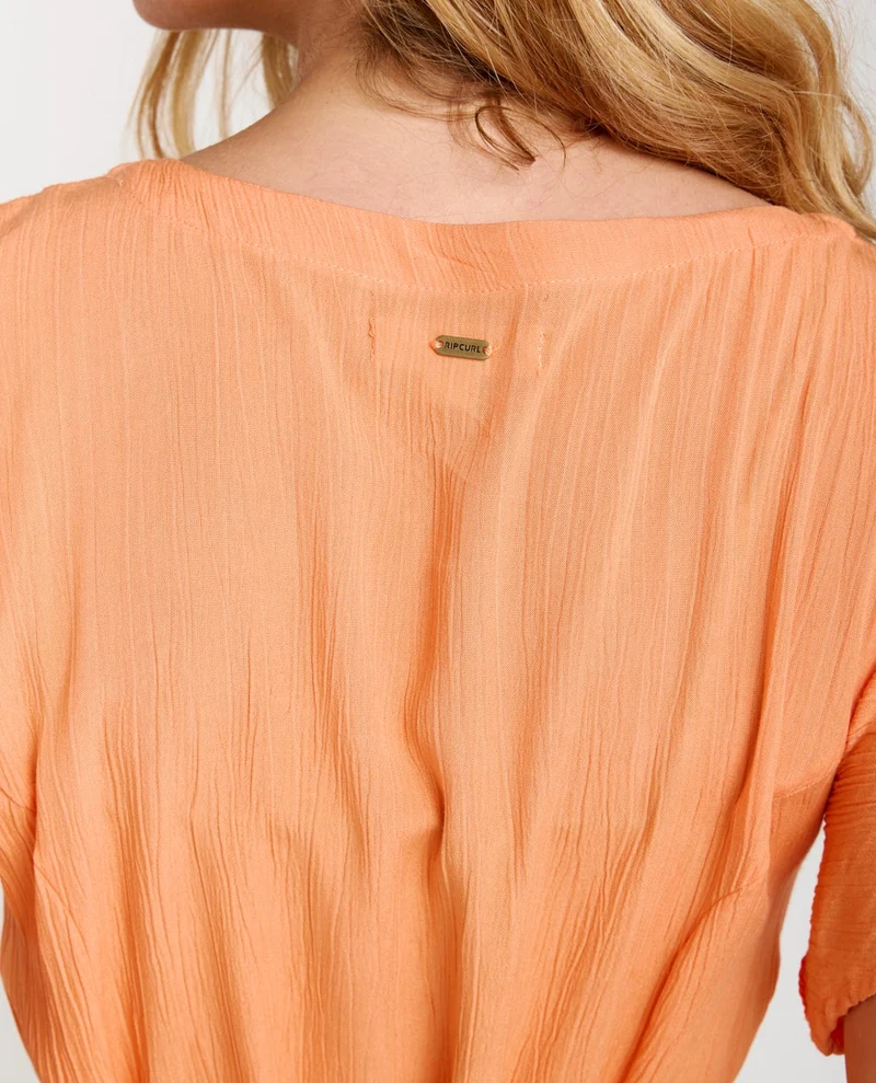Molokaï Short Sleeve Long Dress