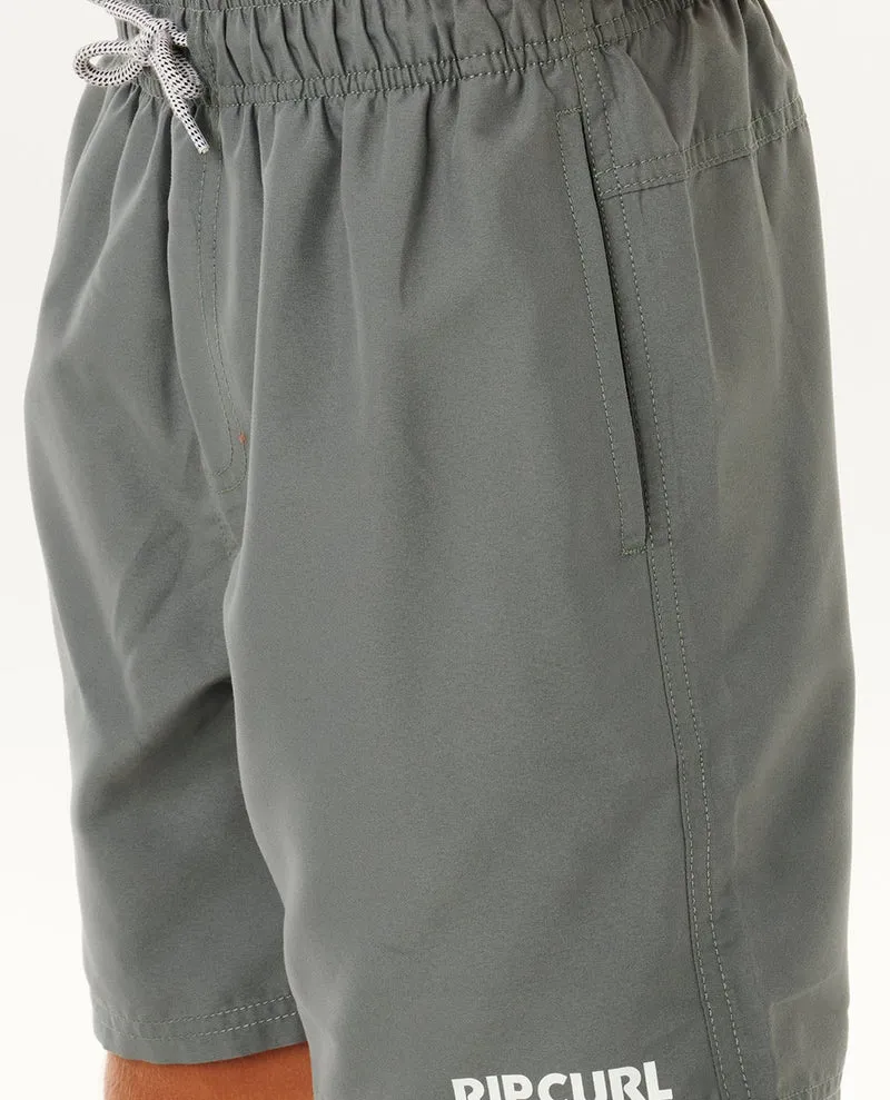 Streamline Offset Volley Boardshort - Kids