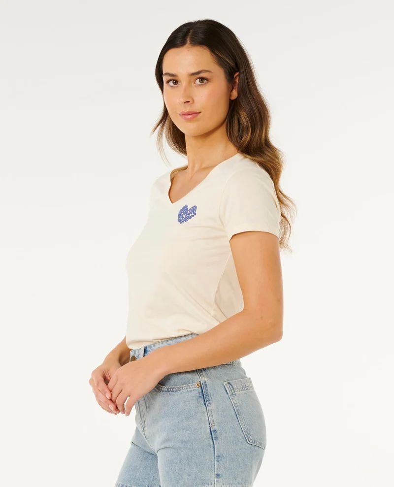Rc Heart V Neck Tee
