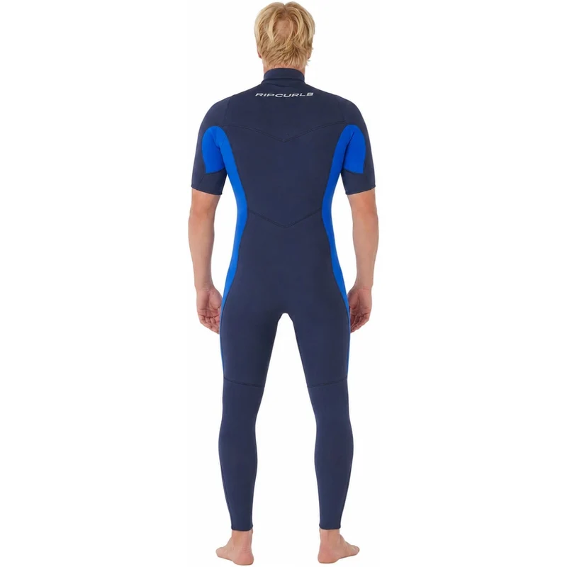 Mens Dawn Patrol 2/2 Short Sleeve Chest Zip Wetsuit