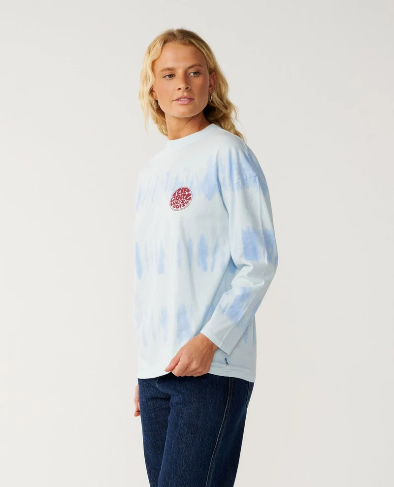 Stephanie Gilmore Tie Dye Long Sleeve Oversized Tee