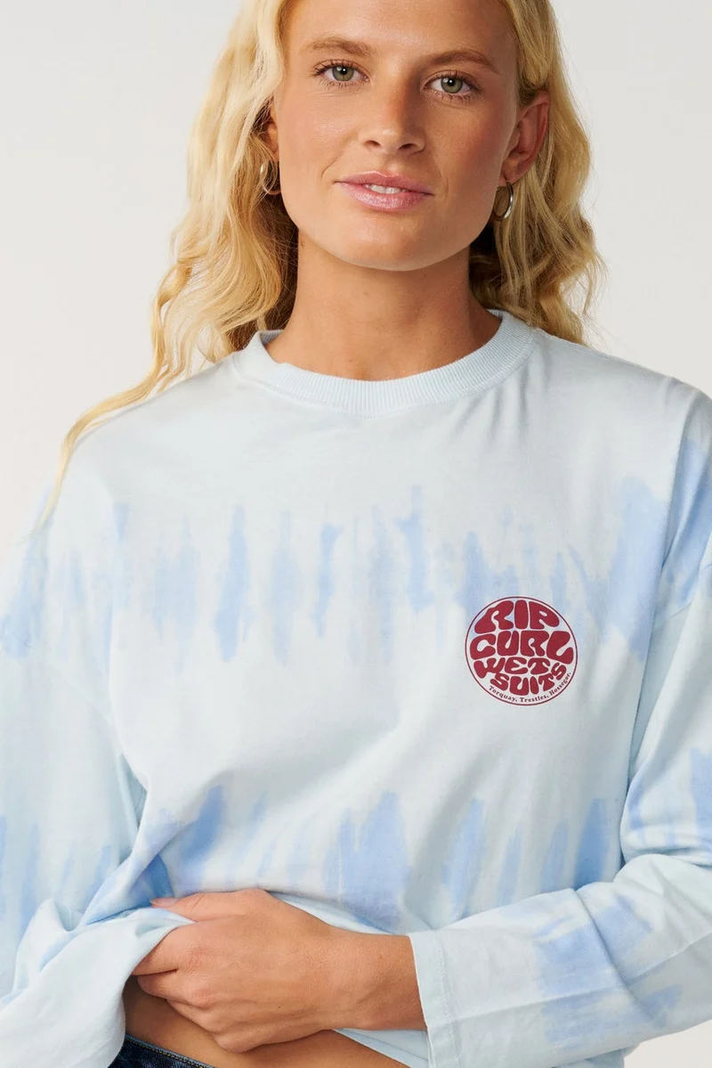 Stephanie Gilmore Tie Dye Long Sleeve Oversized Tee