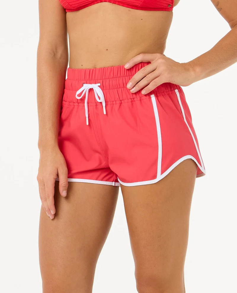 High Waist 3" Retro Volley Boardshort
