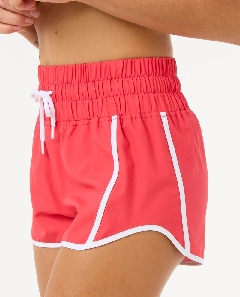 High Waist 3" Retro Volley Boardshort