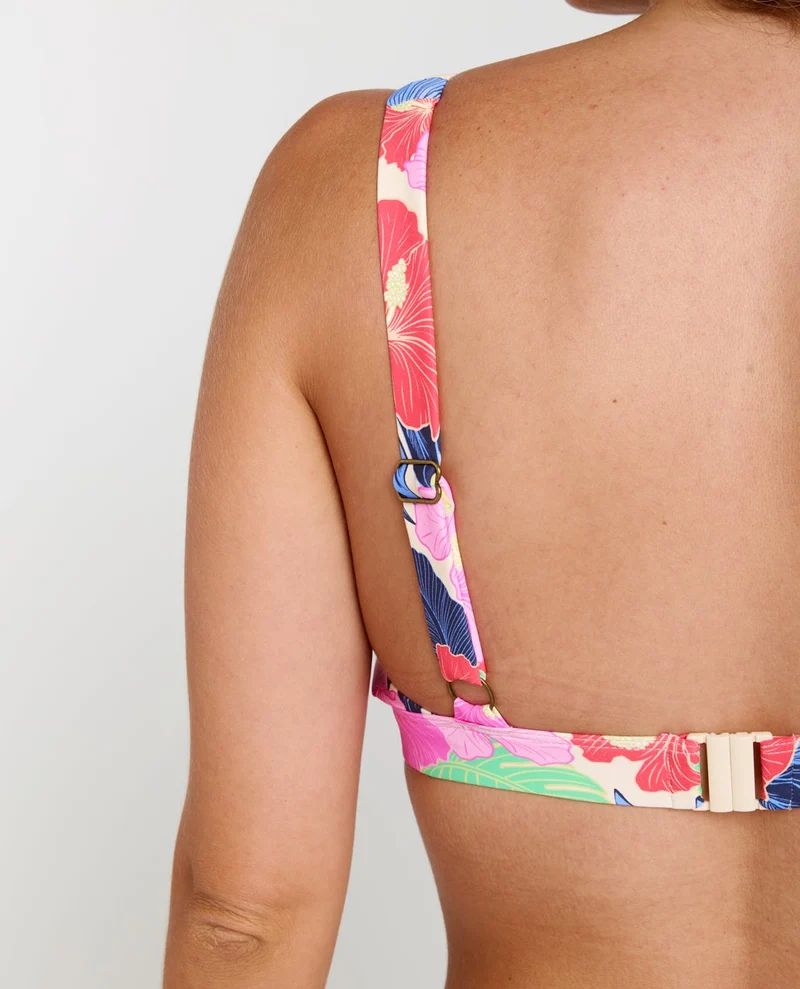 Party Wave Halter Bikini Top