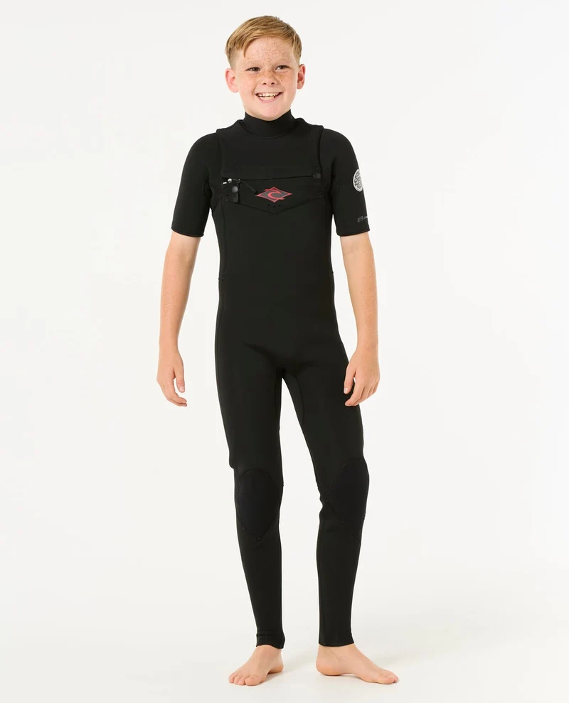 Kids Dawn Patrol Short 2/2 Sleeve Chest Zip Wetsuit