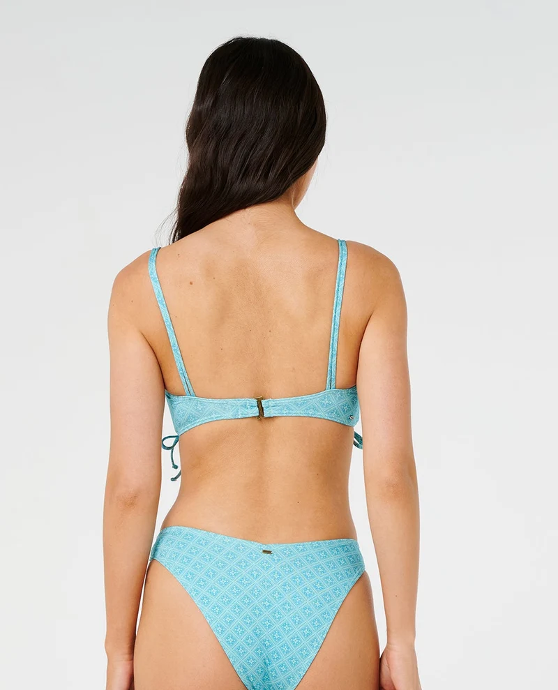 Moon Geo Crop Bikini Top
