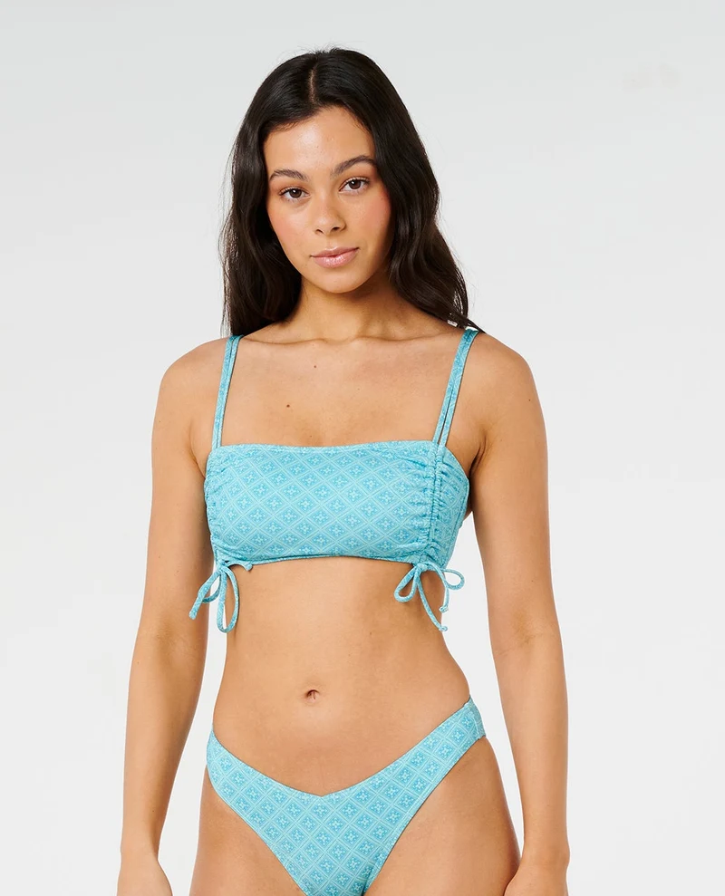 Moon Geo Crop Bikini Top