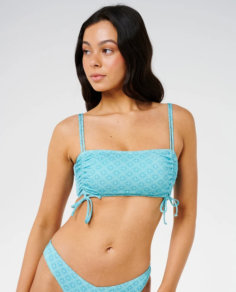 Moon Geo Crop Bikini Top