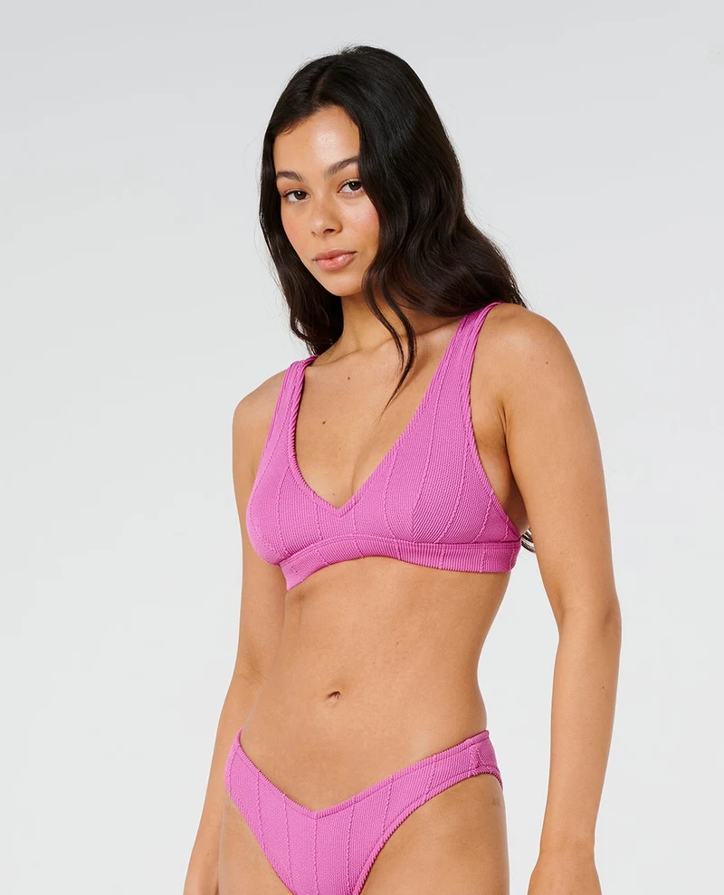 Vibe Surf Multi Fit V Neck Bikini Top