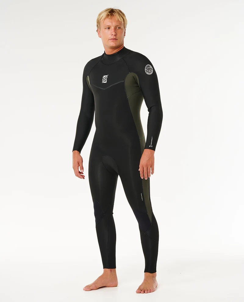 Mens Dawn Patrol 4/3 Back Zip Steamer Wetsuit