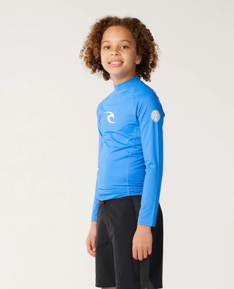 Waves UPF Long Sleeve Rash Vest Kids