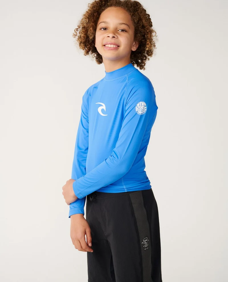 Waves UPF Long Sleeve Rash Vest Kids