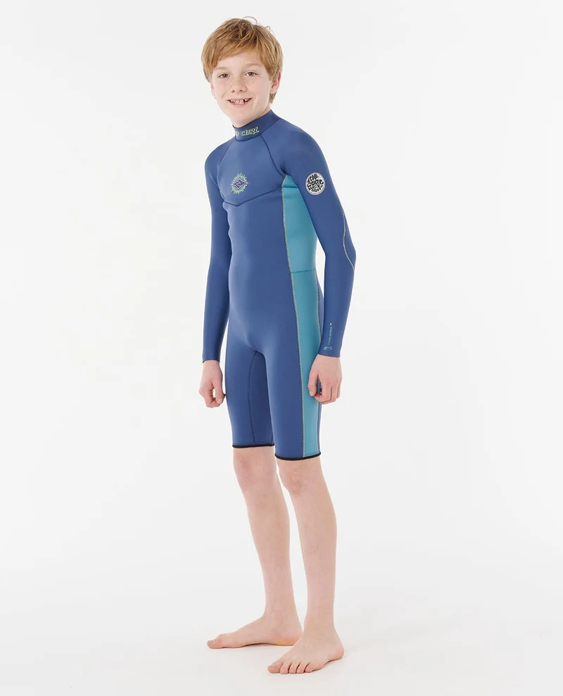 Kids Dawn Patrol Long Sleeve 2mm Back Zip Spring Suit Wetsuit