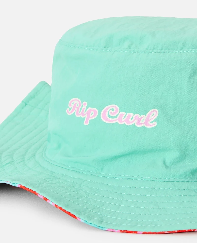 Mixed Reversible UPF50 Bucket Hat- Girls