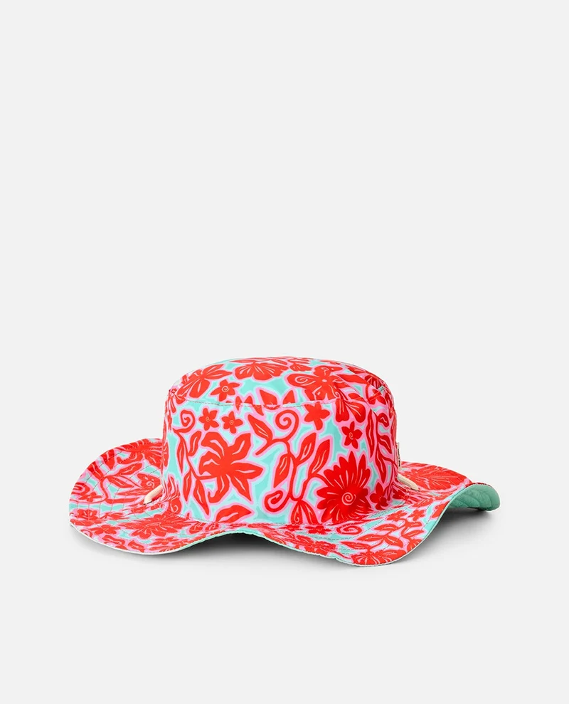 Mixed Reversible UPF50 Bucket Hat- Girls