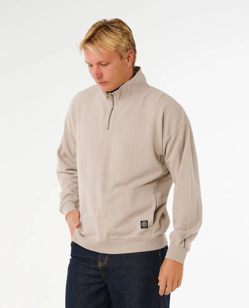 Premium Surf Qtr Zip Crew Fleece