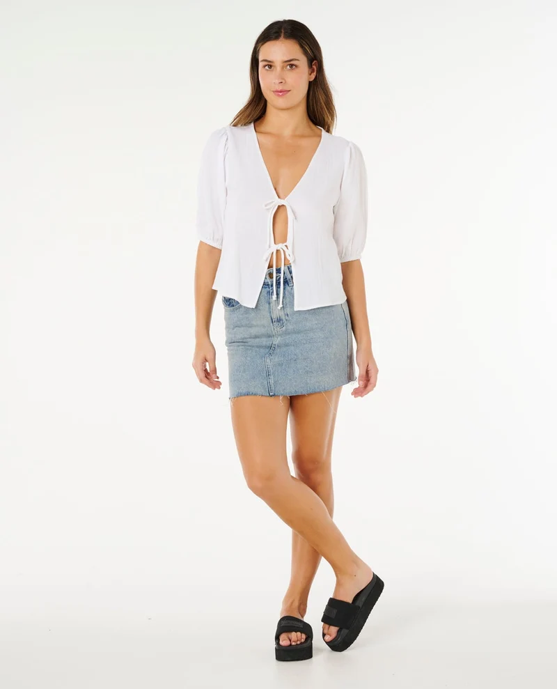 Vibe Surf Tie Front Shirt