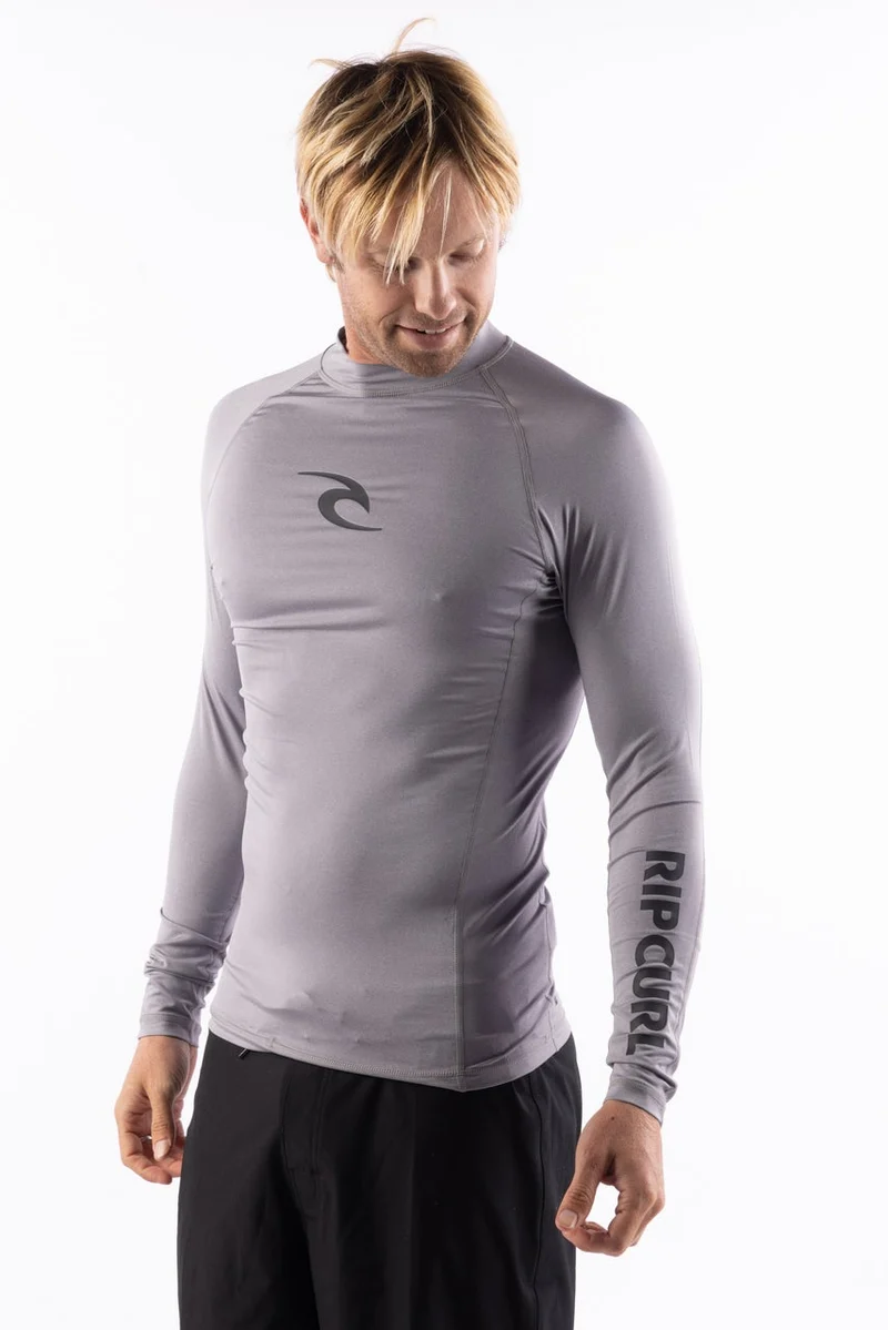 AZ Mens Long Sleeve Tight Fit Rash Vest