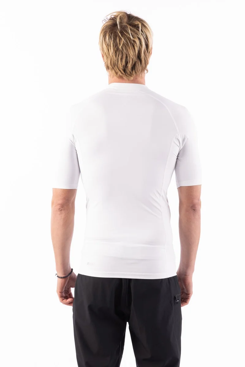 AZ Mens Short Sleeve Tight Fit Rash Vest