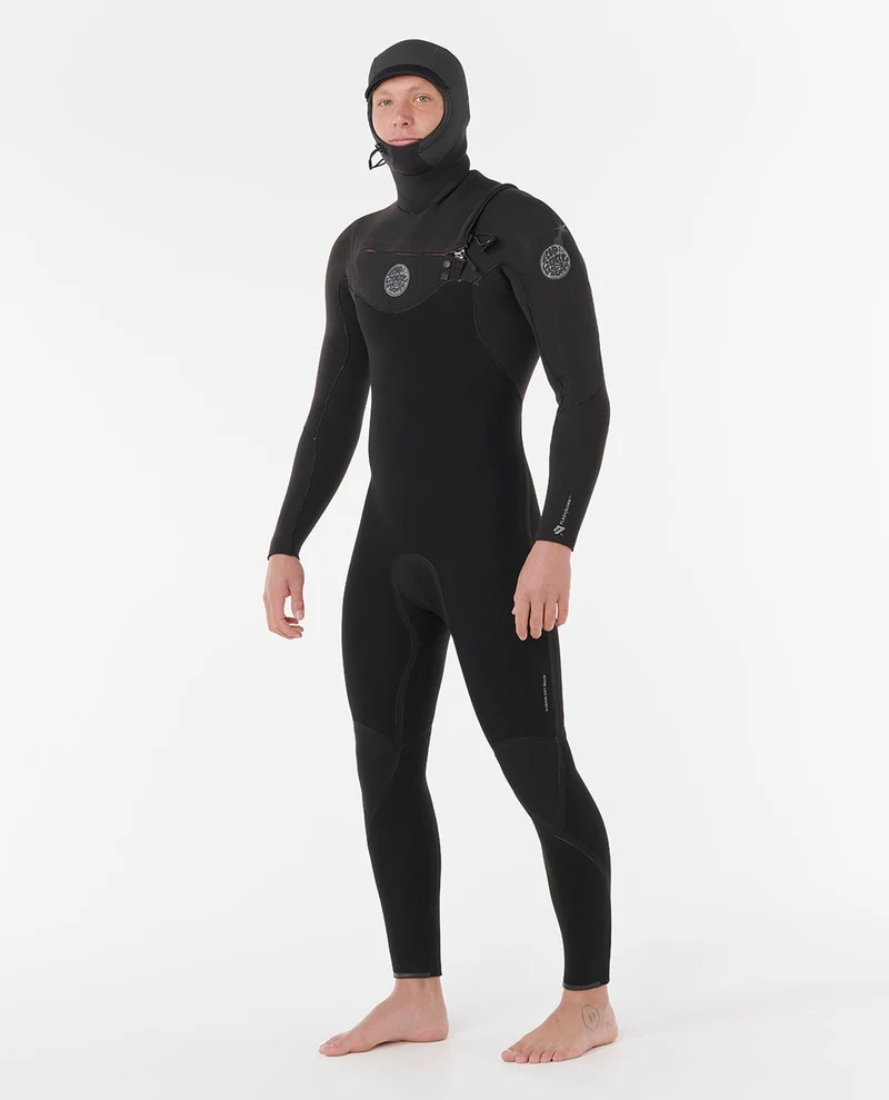 F-Bomb Fusion 4/3 Chest Zip Hooded Wetsuit