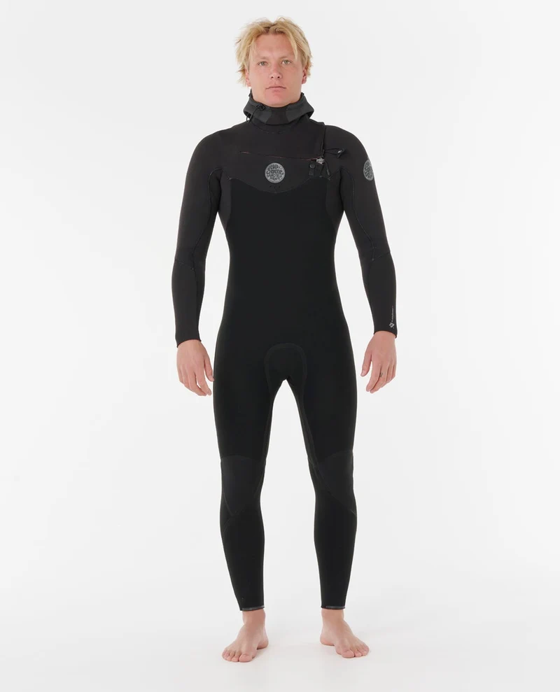 F-Bomb Fusion 4/3 Chest Zip Hooded Wetsuit
