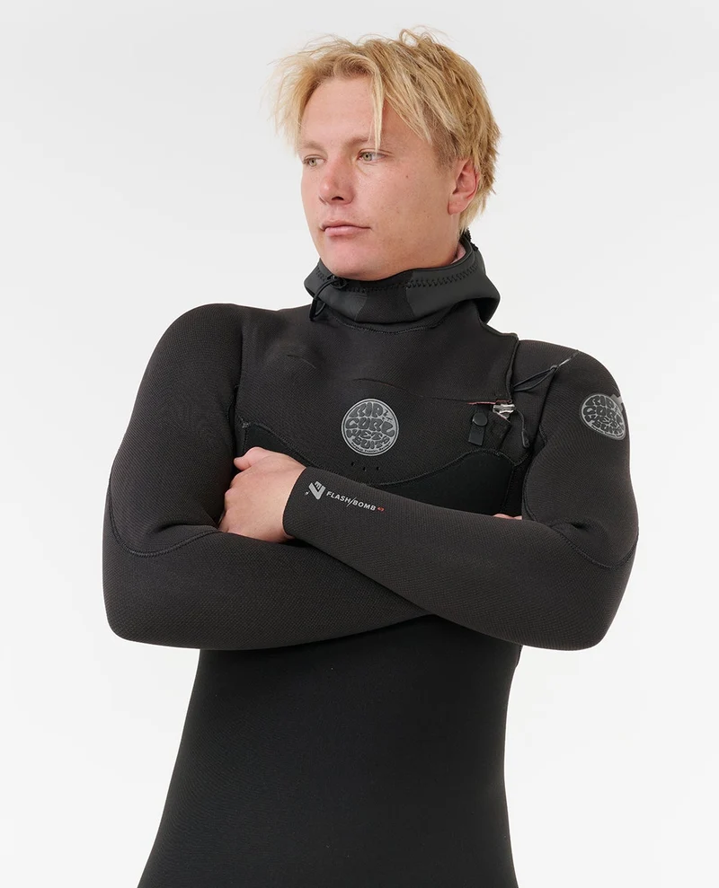 Flashbomb 5/4 Chest Zip With Hood Fullsuit Wetsuit